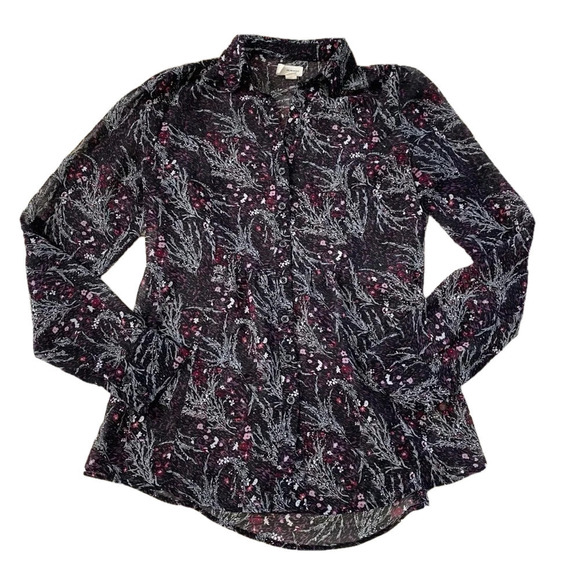 Anthropologie Boho Floral Top Size Small - Picture 1 of 8